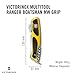 Victorinox Ranger Boatsman MW Grip Swiss Army Knife, 22 Function Swiss Made Pocket Knife with Shackle Opener and Nylon Pouch – Yellow/Black