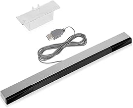 WICAREYO USB Sensor Bar for Wii/Wii U, Infrared IR Ray Motion Sensor Signal Receiver for Wii and Wii U Console with Stable Stand