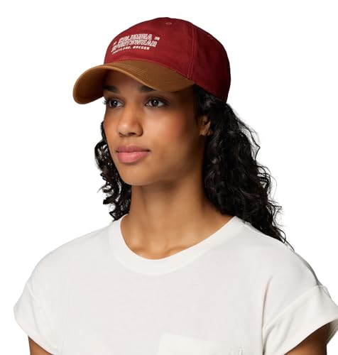 Image of Columbia Unisex Provisions Ball Cap, Lemon Wash /Mountain Landscape