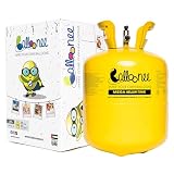 Balloonee Mega Kit de fête à l'hélium jetable avec bouteille d'hélium pour environ 100 ballons, 600 litres de gaz d'hélium pour remplir des ballons en aluminium et en latex, idéal pour les décorations