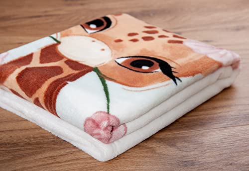 Herding Giraffa, Coperta In Pile Microfibra, 75 X 100 Cm, 100% Poliestere - 4