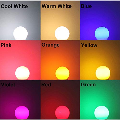 ZFQ 8 Pack B22 Bayonet Colored LED Light Bulbs 2W G45 Golf Ball Mini Globe Bulb Lighting Bulbs,Yellow for Outdoor Indoor String Patio Garden Party Christmas - Image 4