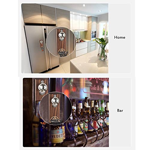 Cokritsm Magneet wandmontage flessenopener met Cap Collector Catcher basketbal bieropener cadeau voor bierliefhebbers als Kitchen Yard Bar Decoratie - Image 5