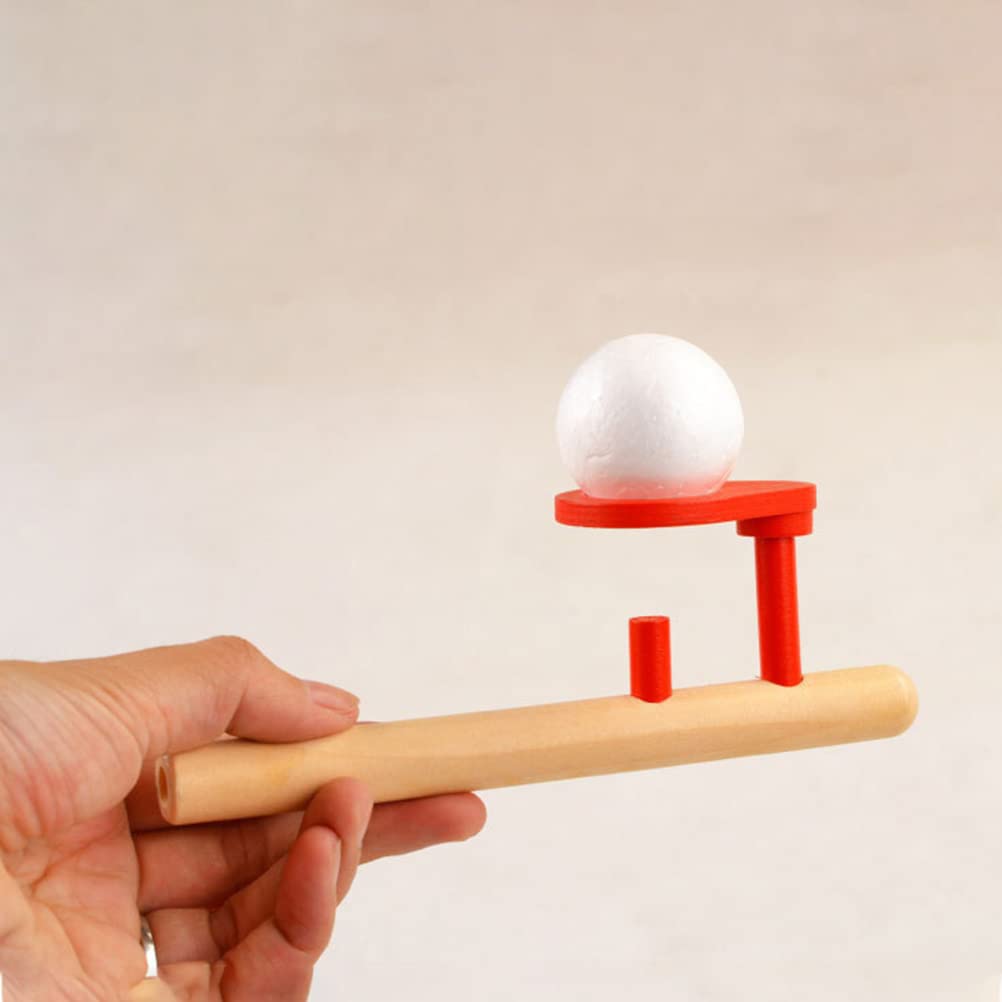 Toyvian 2 Sätze Schwebe-Ball-Spiel – Blasrohr-Gleichgewichtsspielzeug Für Kinder, 15 X 5,5 X 4 Cm, Bunt