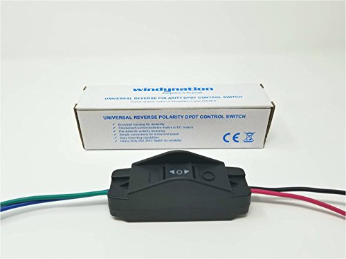 image for WindyNation 25A DPDT Forward Reverse Up Down Reverse Polarity Switch f