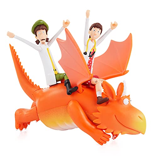 WOW! STUFF Zog and the Flying Doctors Story Time Set | Collectable Articulated Character Action Figures | Official Toys and Gifts from The Julia Donaldson and Axel Scheffler Books and Films