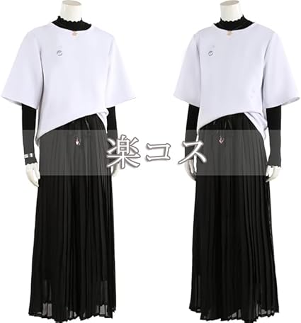 Amazon.co.jp: [楽コス] 浮奇・ヴィオレタ コスプレ 衣装 眼鏡付き 新 