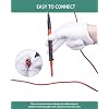 Electrical Back Probe Needles, 8pcs Back Probe Kit Automotive for Instrument Parts Accessories 2mm Socket Test Leads Diameter 0.7mm Pins Fine Tester Puncture