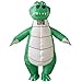 KLLOUZE Inflatable Crocodile Costume Funny Blow Up Costumes Adult Christmas Halloween Cosplay Costume (Crocodile)