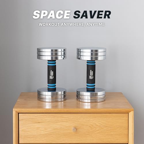 Image of Northdeer V2.0 Upgraded Adjustable Steel Dumbbells 40LB / 60LB - 2 in 1 Dumbbell Barbell Set for Home Gym Workout - Compatible with V1.0 Dumbbells
