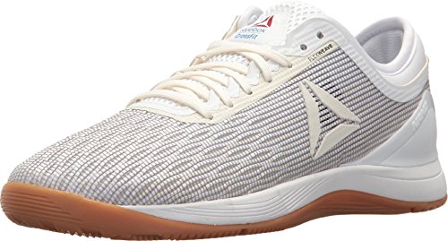 Reebok Men's CROSSFIT Nano 8.0 Flexweave Cross Trainer, White/Classic White/Excellent Red/Blue/Gum, 9.5 M US