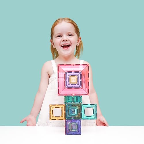 CONNETIX Pastel Portal Pack – 48-Piece Magnetic Tiles with Smart-Spin Rotation — view 5