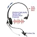 Headset Compatible with Cisco 7960 7961 7962 7965 7970 7971 7975 7985 Professional Voice Tube Mic Monaural Headset Compatible with Plantronics QD for Customer Support