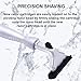 Taconic All‑Metal Heavyweight Chrome Razor – Gillette® Atra-Compatible Twin Blade Handle with 10 Pivot Plus Personna Blades, Ergonomic Grip, Durable Design