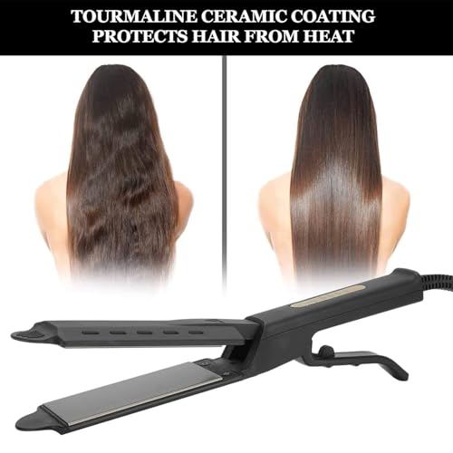 Plancha para cabello con iones negativos y temperatura ajustable miniatura 4