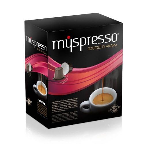 Myspresso Capsule Compatibili, Confezione da 50