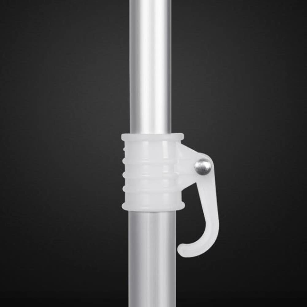 Ombrellone da spiaggia, antivento, portatile, con protezione UV, ancoraggio per la sabbia e palo in alluminio inclinabile, ideale per spiaggia, patio, giardino, pesca, verde, 2,4 m/7,9 piedi.