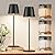 Cordless Table Lamp Rechargeable Black - KK 2 Pack 5000mAH Battery Operated Lamp for Counter, 3 Color Stepless Dimming Waterproof LED Wireless Lamp for Dining Kitchen, Outdoor Patio, Touch Control