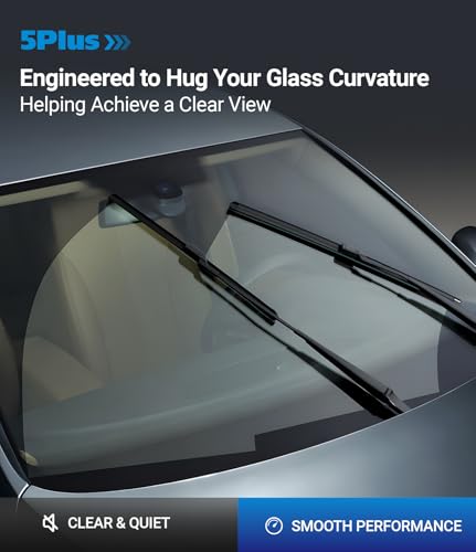 Image of 26 inch+22 inch+11 inch Windshield Wipers Replacement for Ford Explorer 2023 2022 2021 2020 2019 2018 2017-2011 Premium All Weather Front & Rear Wiper Blades-OEM Original Factory Quality(Set of 3)