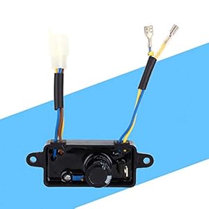 ZJchao 1PCS AVR -Spannungsreglergleichrichter Einphase Schwarzer Elektrischer Startgenerator AVR Automatisch für 2 KW Benzingenerator