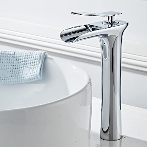Robinet de lavabo à levier unique commande fluide et finitions or brillant - 3
