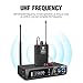 D Debra Audio PRO ER-102 UHF IEM Mono Wireless in Ear Monitor System with Monitoring Type for Stage, Band, Recording Studio,Guitar, Live Performance (Single Channel, 2 Bodypack)