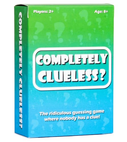 Completely Clueless Quiz Game: Fantastic Festive Gift or Stocking Filler | Fun Party Game for Adults, Families, Teens & Kids | 2+ Players Aged 8+