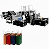 Paper Bag Making Machine, Industrial Flat Bottom System - Advanced Tension Management, for Large-Scale Converting Plants