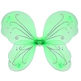 NENMATTE Fairy Wings for Girls, Sparkle Angel Wings Butterfly Fairy Wing for Birhday Party Halloween