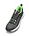 WILSON Hurakn Pro V2 Men's Padel Shoe - Black/White/Green Gecko, Size 13 US