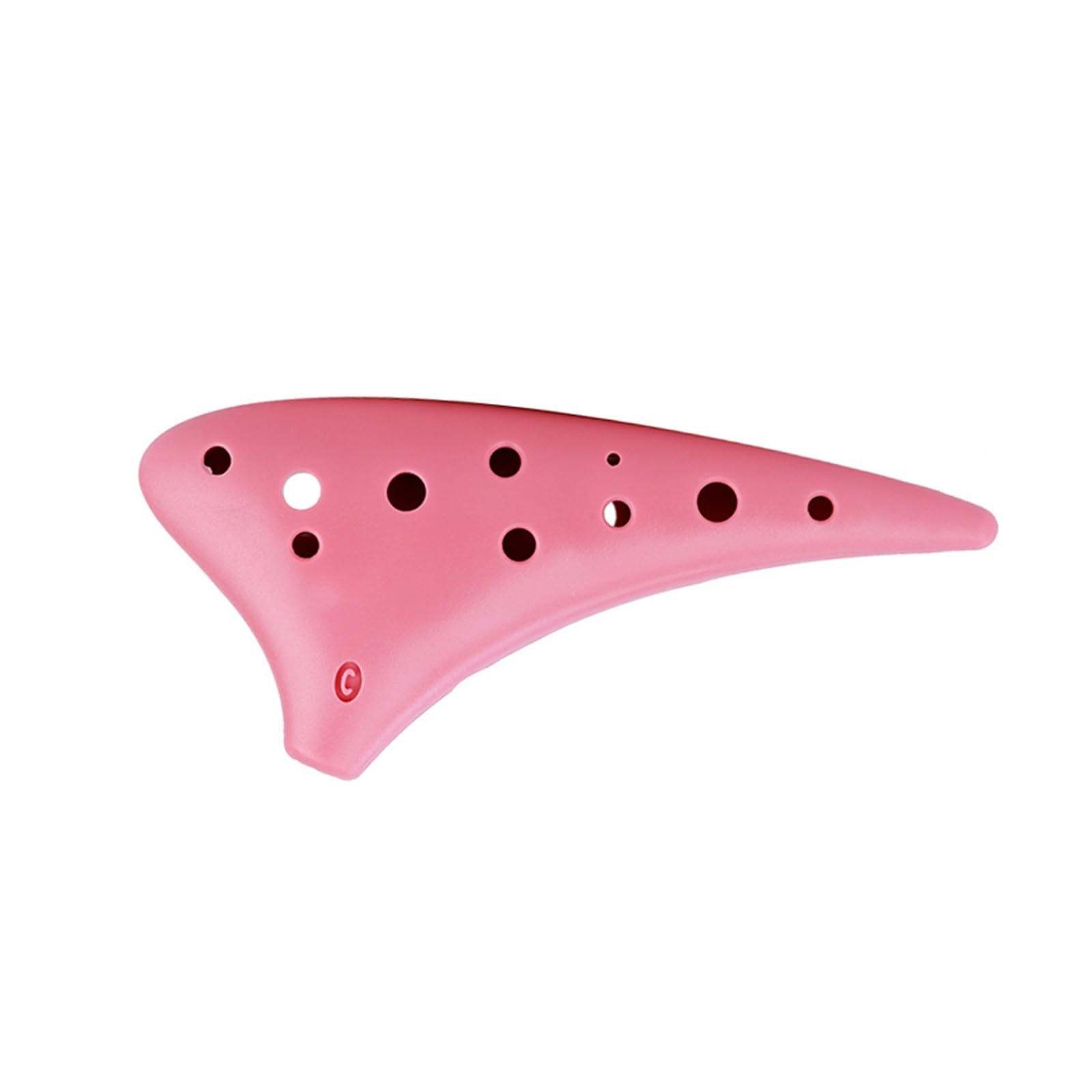 Ocarina A 12 Fori In Resina Plastica Contralto O Acuto SC Strumento A Fiato Professionale Strumento Ocarina(Pink,SC)