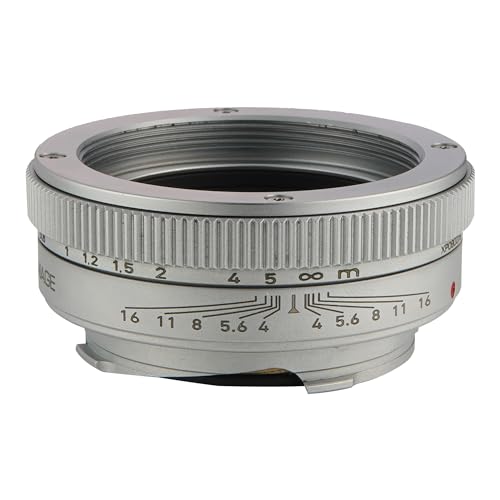 XPIMAGE Lens Mount Adapter Ring with Rangefinder Focus and Macro Extension for M42 Screw Thread Lens to Leica M Camera