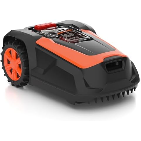 MAXLANDER Robot Lawn Mower, Automatic Robot Mower APP Controlled with Schedule, Self-Charging, Bluetooth/Wi-Fi Connected Robotic Lawn Mowers, Covers up to 1/3 Acre (15069 sq ft) Cover