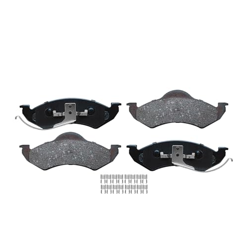 Image of Detroit Axle - Front Brake Pads for 1998-1999 Dodge Durango 1999 Dakota Ceramic Brake Pads with Hardware Replacement