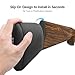 Feyachi Recoil Pad for Shotgun - Gel Filled Slip On Recoil Pads Shock Absorbing Trap Shooting Accessories Non-Slip Rifle Buttstock Pad for Hunting Shooting & Outdoor Tactical Use, Black, 2 Pack