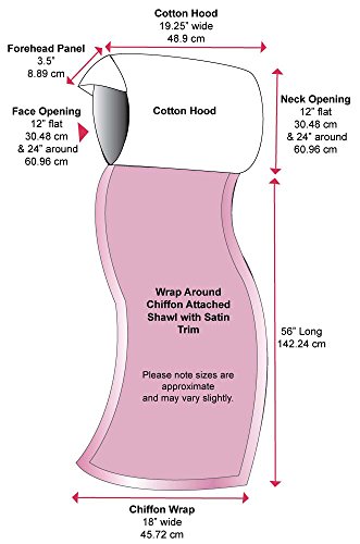 Middle Eastern Mall Kuwaiti Hijab Instant Head Scarf for Women2