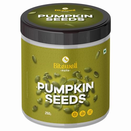 BiteWell Premium pumpkin seeds | Immunity-Boosting, Fiber-Rich Superfood | Expertly Selected, Nutty Crunch | Lightly Salted | Sourced from Nature | Crafted with Care | 250G (B0CZT11GVL) Amazon Price History, Amazon Price Tracker
