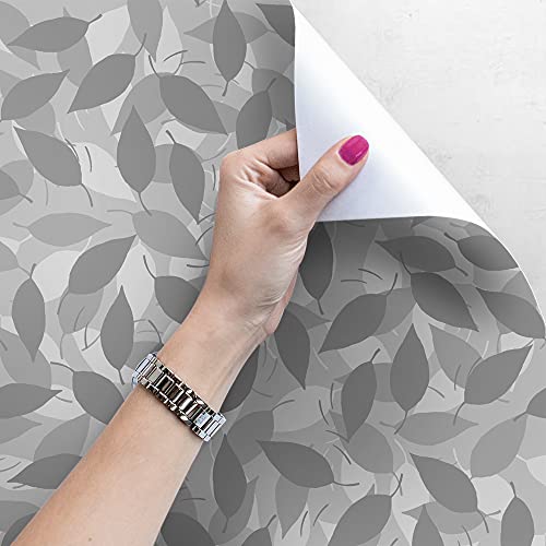 Papier peint intissé feuilles rénovation meuble et mur salon - 4