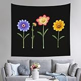 Accessoires du produit : nos belles feuilles vertes et fleurs imprimées sont livrées avec 3 crochets et 3 crochets à clous sans traces, ce qui facilite la fixation des extrémités du mur.