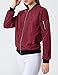 Lavnis Women's Lightweight Bomber Jacket Casual Long Sleeve Fall Coat Zip Up Outerwear Windbreaker Green L
