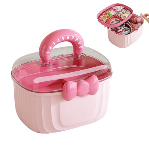 Bssowe Almacenamiento De Accesorios, Caja Organizadora De Accesorios, Caja De Almacenamiento Para Accesorio De Pelo, Organizador Multiusos Para Niñas, para Gomas, Horquillas, Diademas y Más Bssowe Almacenamiento De Accesorios, Caja Organizadora De Accesorios, Caja De Almacenamiento Para Accesorio De Pelo, Organizador Multiusos Para Niñas, para Gomas, Horquillas, Diademas y Más