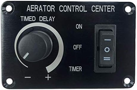 Pactrade Marine Boat Aerator Livewell Timer Switch Panel Adjustable Auto 12V 5A