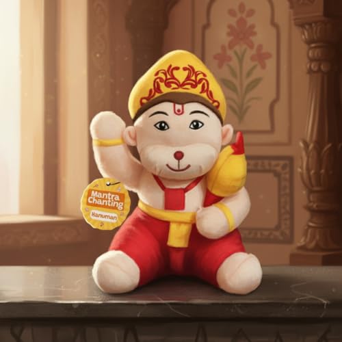 Image of Pack of 4 Hanuman Soft Toys for Kids & Babies | Soft Plush Stuffed Toys Combo Set | Cuddly, Lightweight & Washable Toys for Boys & Girls | Gift Set for Birthdays & Return Gifts