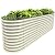 Olle Metal Raised Garden Bed Easy Quick Setup Metal Garden Bed 32" Tall, 12-in-1 for Growing Flowers Herbs DIY Gardening