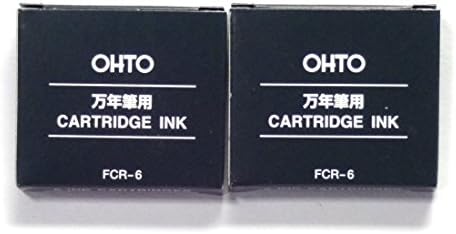 Xezo Black Fountain Pen Ink Cartridges - 9-Pack In Premium Gift Box, Standard International Size