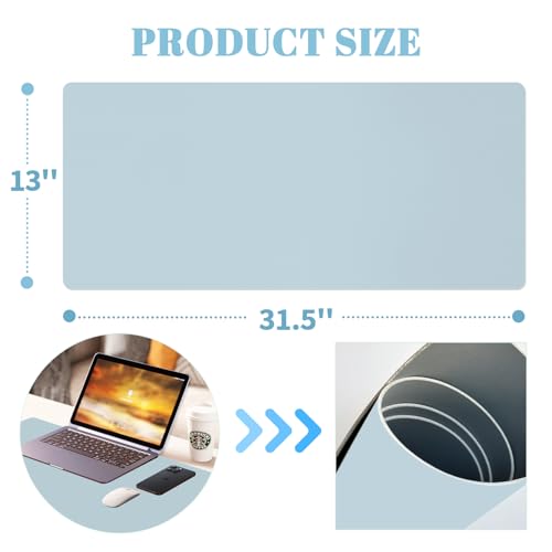 Image of Dry Erase Desk Mat, Erasable Writing White Board for Making Plans