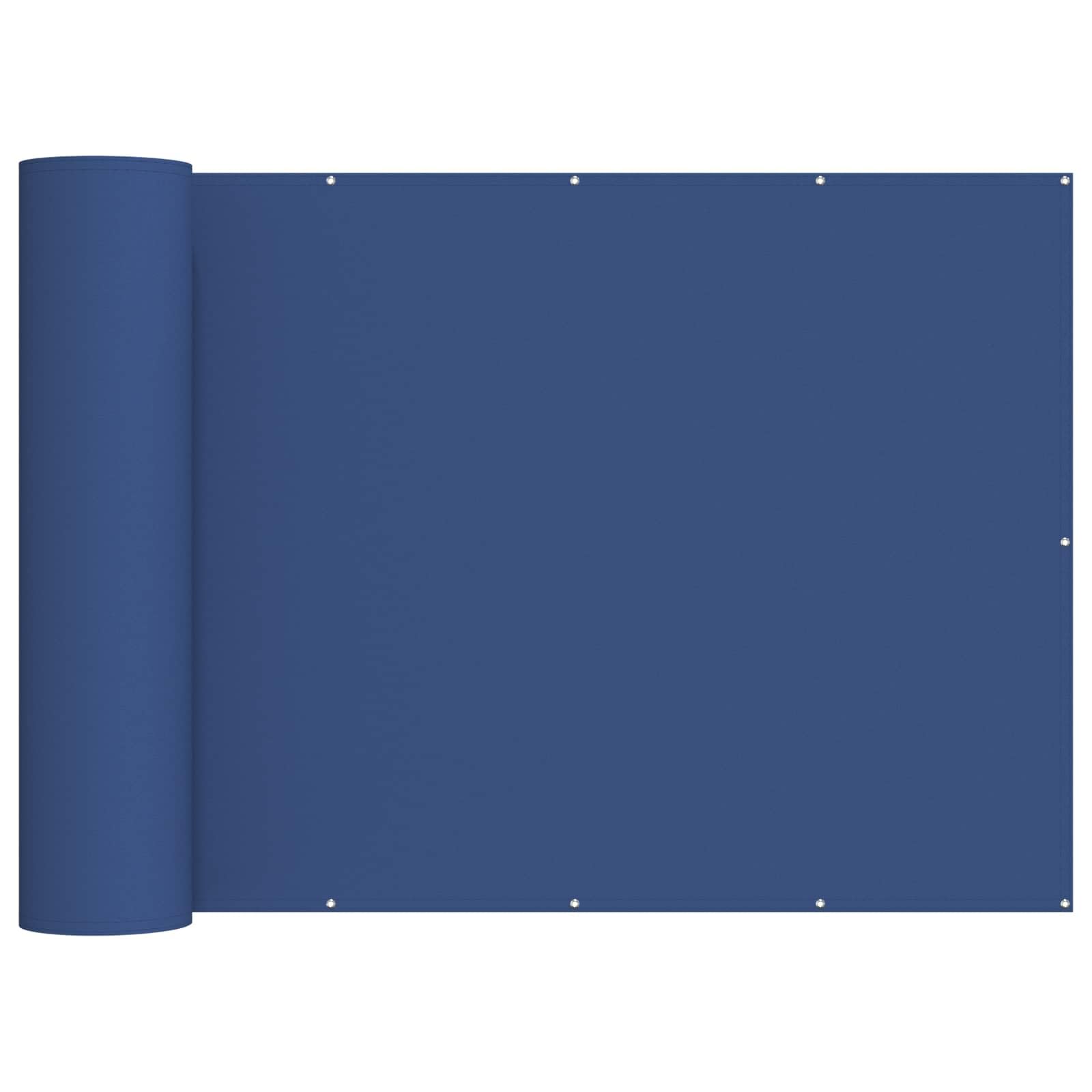 vidaXL Balcony Privacy Screen 180 x 700 cm Fabric with PU Coated Blue — image 1