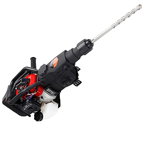 2 Stroke Benzin Abbruchhammer, Schlaghammer Stemmhammer Meißelhammer, Mischöl Benzinbohrmaschine, 32.7cc 7000 U/min