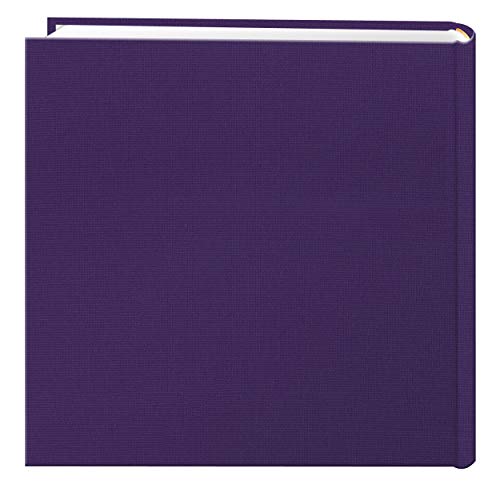 Fabric Frame Cover Photo Album 200 Pockets Hold 4x6 Photos, Grape Purple - Image 3