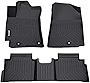 JDMON All Weather Floor Mats Compatible with 2019-2023 Kia Forte, 2 Row Front & Rear Custom Fit Car Floor Liner Set Black